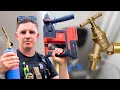 How to install an outside tap
