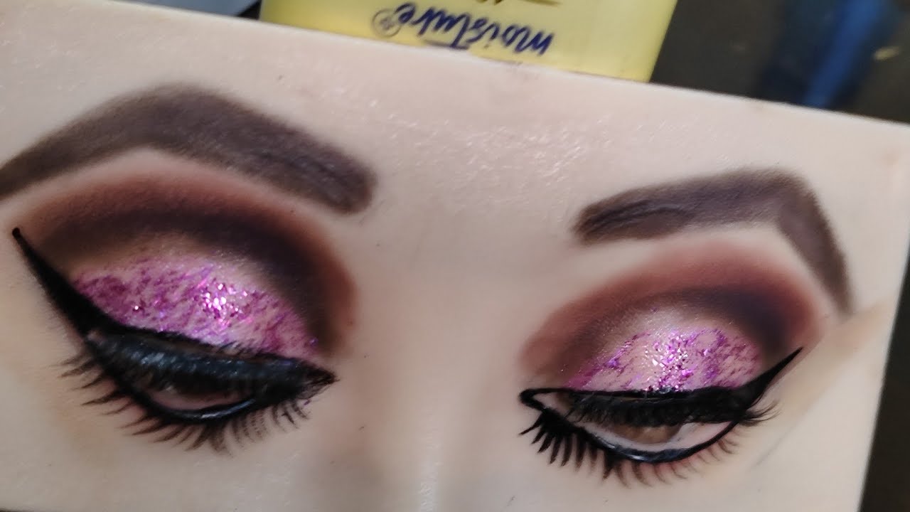 Eye mekup karna sikhain|eye mekup on dummy practice board|#@thefirdausway, 