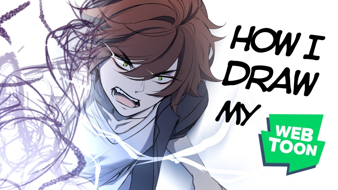 How I draw my webtoon [Part 1] Sketching - YouTube