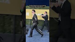 #timotheechalamet wins the award for Outstanding Performance by a Male Actor for A Complete Unknown
