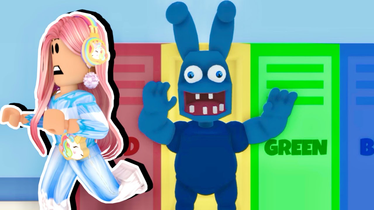 CHAPPER  LHORRIBLE LAPIN BLEU MALFIQUE ET SON COLE DANS ROBLOX MOS ACADEMY