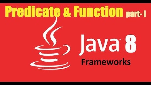 Predicate and Function in java 8 | Predicate and, or, negate example | Logical operator in java 8