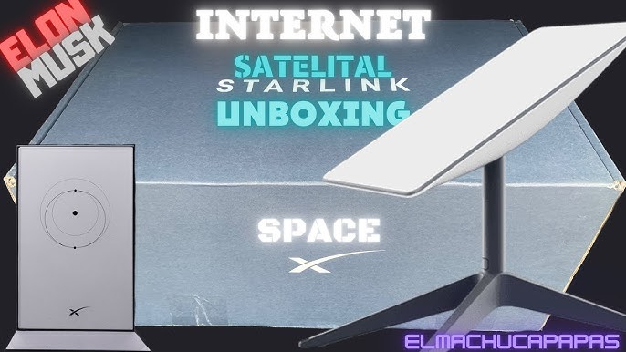 Kit Starlink Unboxing rápido 