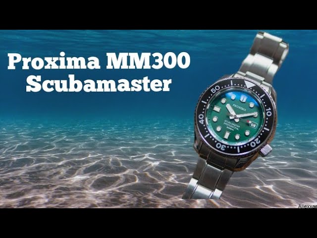 Proxima MM300 Scubamaster with a choice of 3 movements - YouTube