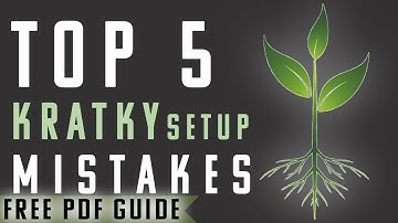 Top 5 Kratky Hydroponic Mistakes You Can Avoid