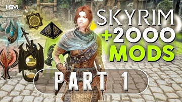 SKYRIM AE NOLVUS ASCENSION Modpack 2057 Mods Gameplay Walkthrough Part 1 FULL GAME - No Commentary