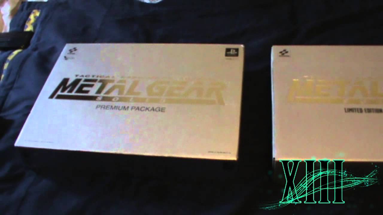 Metal Gear Solid - Premium Package PAL - Unboxing ITA - YouTube