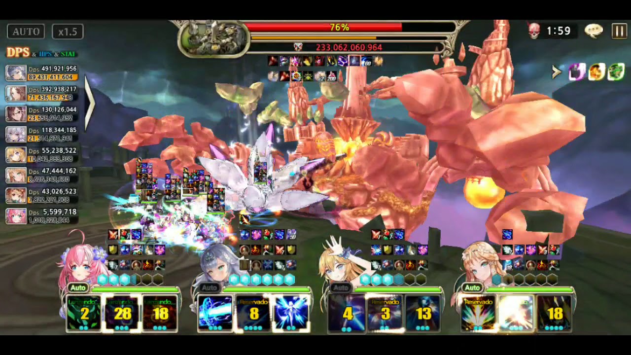 King's Raid World boss run 488B (EU)