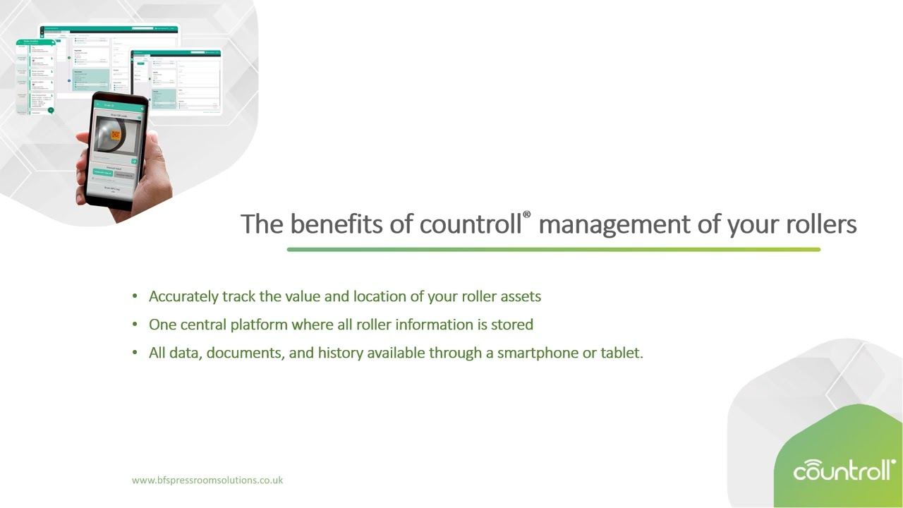 Countroll available in the UK from BFS Pressroom Solutions