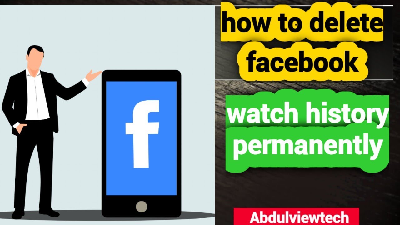 how to delete facebook watch history permanently 