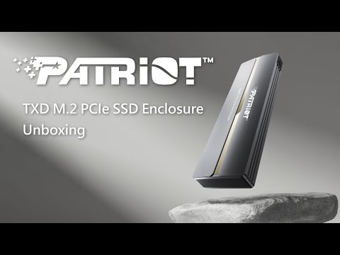 Patriot TXD M.2 PCIe SSD Enclosure Unboxing