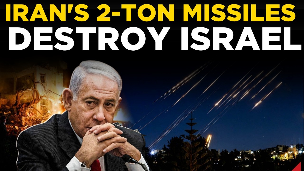 Iran Attacks Israel LIVE: Iran’s 2-Ton Monster Missile Hits Israel, Khorramshahr Targets Iron Dome