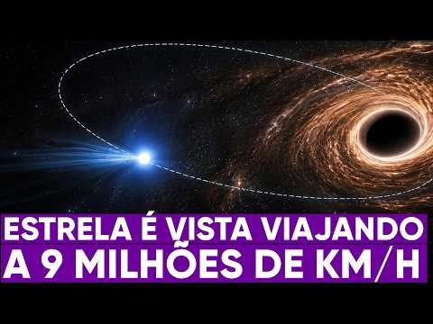Estrela rasga o espaço a 90 milhões de km/h