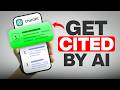 How to Get Cited by ChatGPT (1.4 Million Prompt Study Reveals the Truth)
