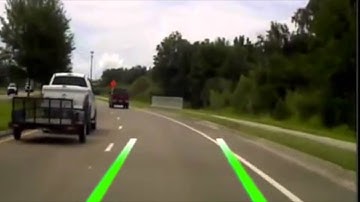 Aftermarket Lane Departure/Collision Warning/DVR Operation Video