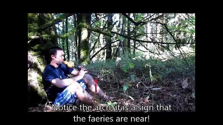 Michael Swindle playing a Chinese gourd under the ...
