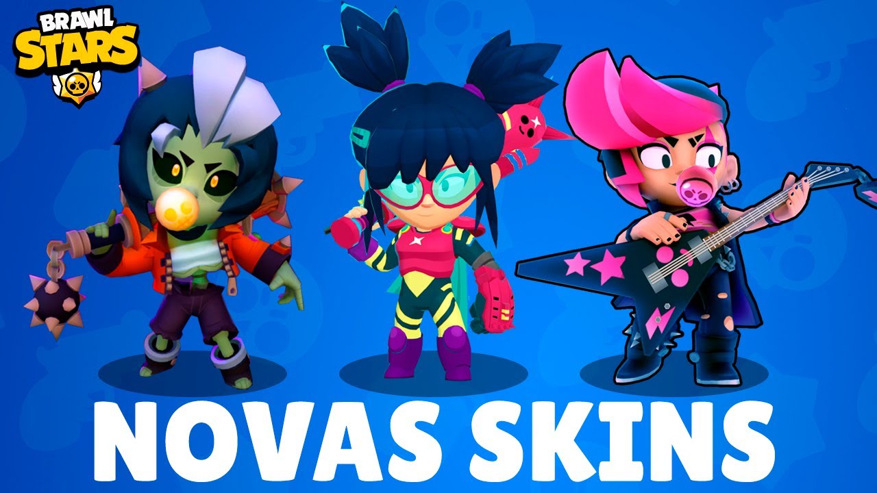 ELAS ESTÃO CHEGANDO! NOVAS SKINS QUE VOCÊ PODE ESCOLHER NO BRAWL STARS 