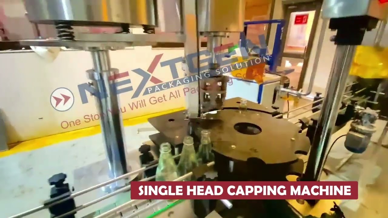 Nextgen Single Head Capping & Sticker Labelling Machine | Automated Packaging Solutions