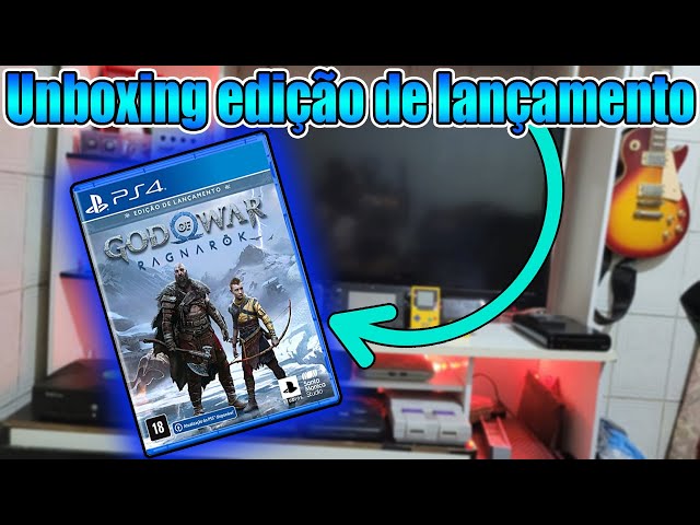 Unboxing & review - God of War Ragnarok EDIÇÃO DE LANÇAMENTO para PS4 