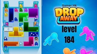 Drop Away level 184 hard level Walkthrough Solution 