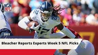 Bleacher Reports Experts Week 5 NFL Picks