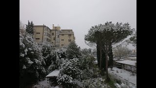 Neve a Pisa Marzo 2018 - Timelapse