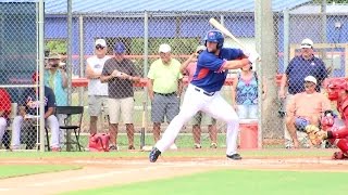 Tim Tebow hits home run during his first at-bat with the Mets
