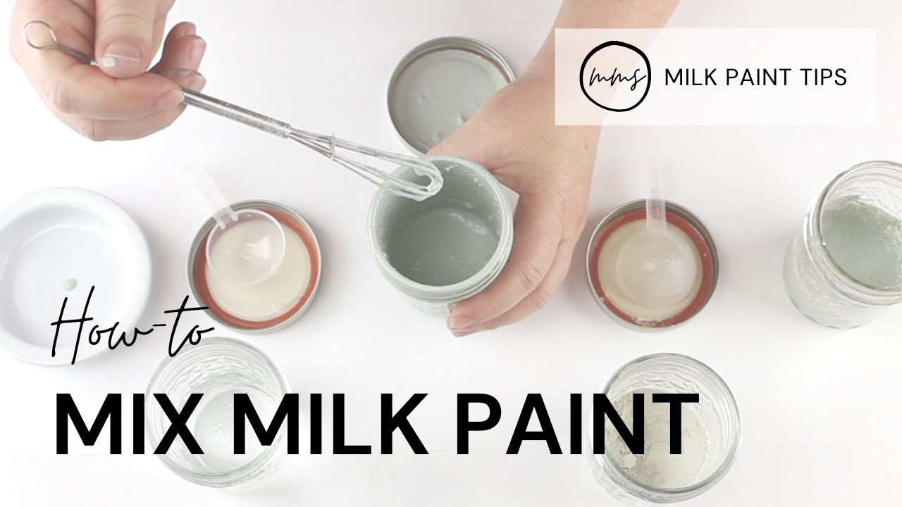 How To Mix Milk Paint | Miss Mustard Seed's Milk Paint
