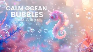 Sensory Seahorse Bubbles & Calming Music for Classroom Focus | Relaxing Ocean Sounds, Autism Support screenshot 5