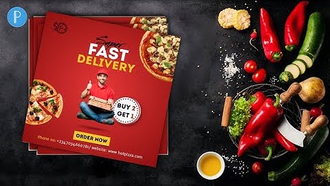 How to Design Pizza Restaurant Flyer / Poster  in PixelLab | Pixellab Tutorial | Diko Graphics