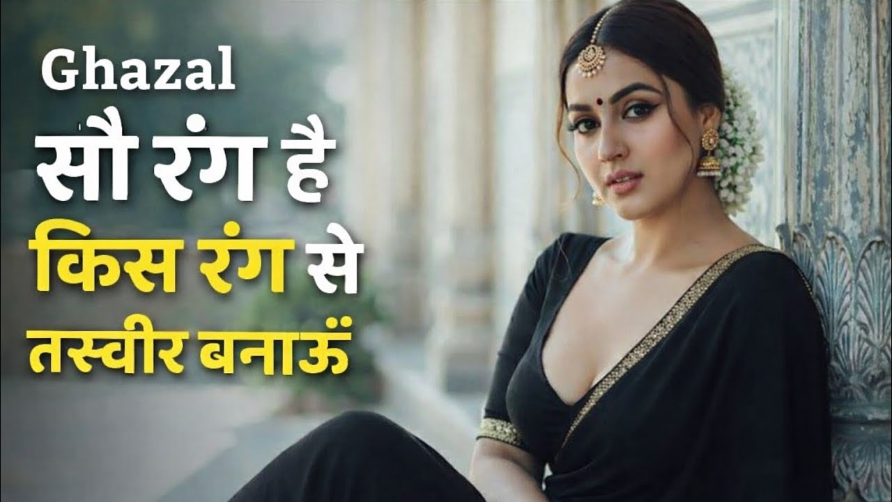 सौ रंग है किस रंग से तस्वीर बनाऊँ | Sau rang hain kis rang se tasveer banau | Vira ghazal