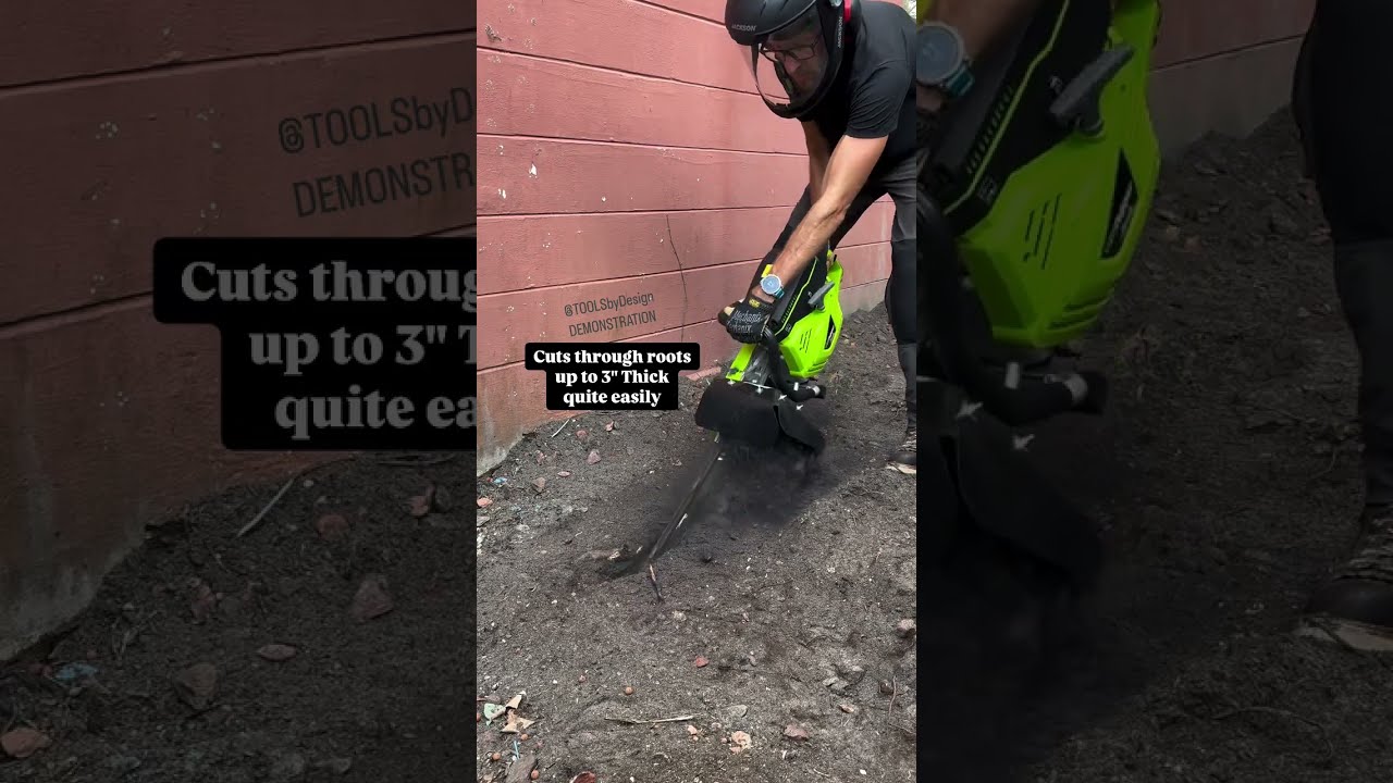 Mini Handheld Trencher Doing Work It S Way Easier Than Hand Digging Ultra Portable