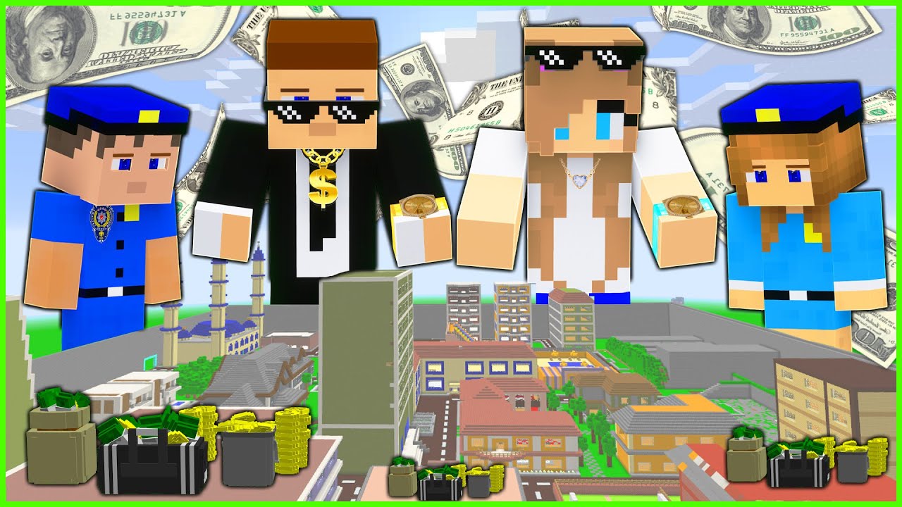 MİLYONER KEREM KOMİSER VE AİLESİ TÜM ŞEHRİ SATIN ALDI! 🤑 - Minecraft ZENGİN FAKİR HAYATI