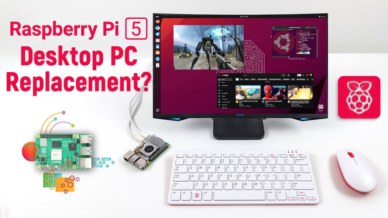 Official Raspberry Pi 5 Desktop Kit •