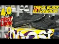 Adidas Triple Black Ultraboost 4.0 First Look ! Sneaker Unboxing and Review @air_trafficking