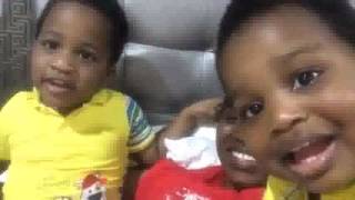 TY Bello Singing "Land Of Promise" With Her Twins