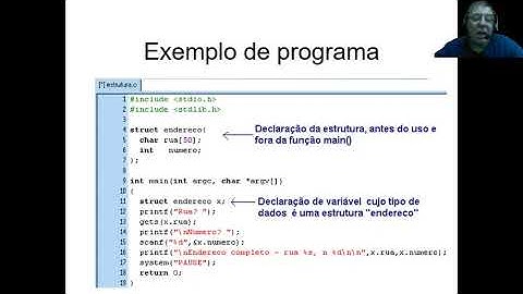 Uso de struct e typedef em linguagem C