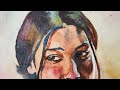 Watercolor Creative Portrait Painting | Watercolor Painting | Watercolor Drawing