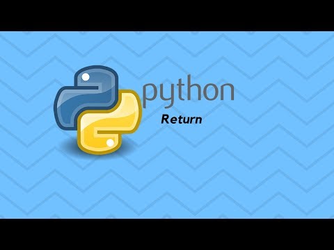 Python Beginner Series - 11 - Return Statement