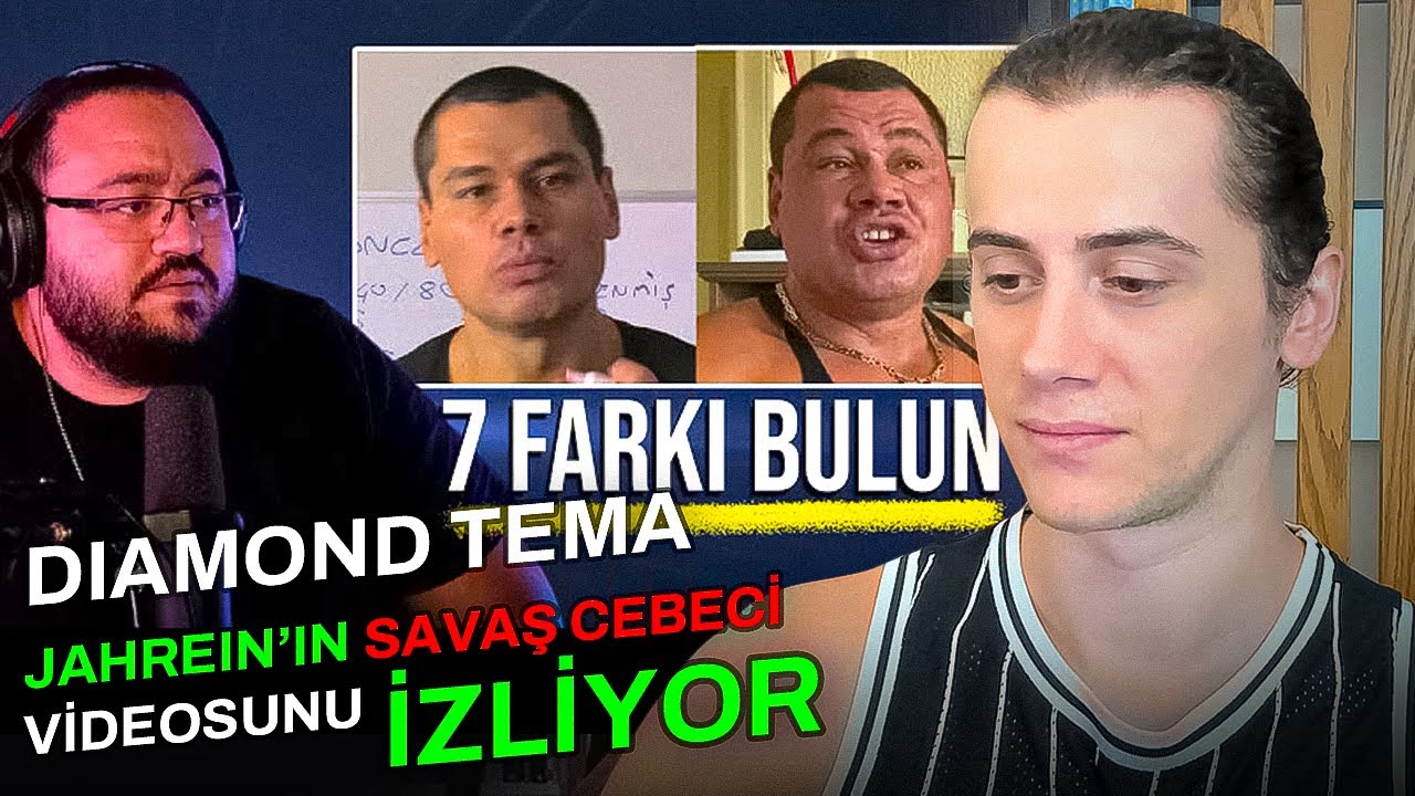 Diamond Tema, Jahrein'in ''GERÇEK BİR ŞARLATAN: SAVAŞ CEBECİ'' Videosunu İzliyor!