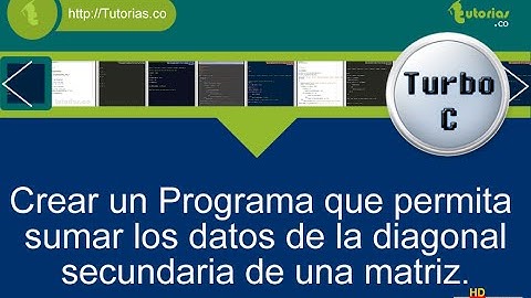 arrays – turbo C (suma datos diagonal secundaria)