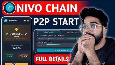 Nivo Chain New Mining App || Nivo Chain Token P2P Start || Nivo Chain Airdrop || Syed Online Work 