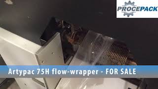 Procepack - Artypac 75H flow-wrapper FOR SALE