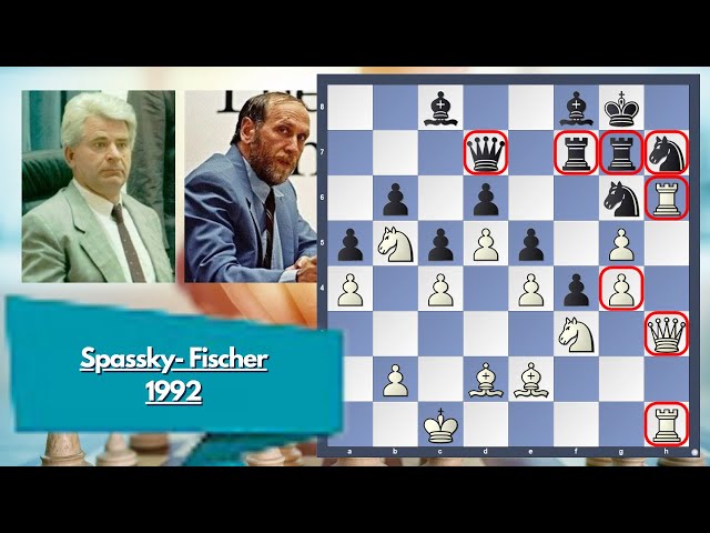 Bobby Fischer vs Boris Spassky  Game 21, 1992 #chess 