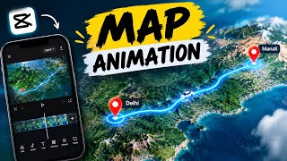 Professional Map Animation in CapCut | Cinematic Map Zoom Tutorial 2026