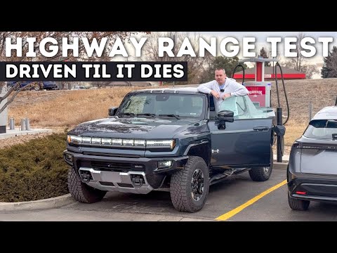 Hummer EV Highway Range Test! Over 200kWh Of Batteries Driven From Full To Dead