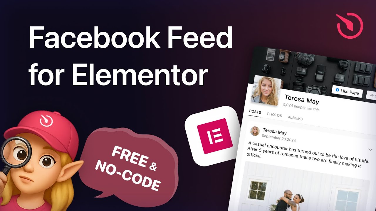 How to Add Facebook Feed to Elementor [for FREE] - YouTube