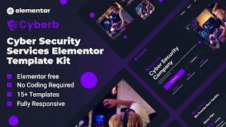 How to Create a Cyber Security Website Using Elementor FREE