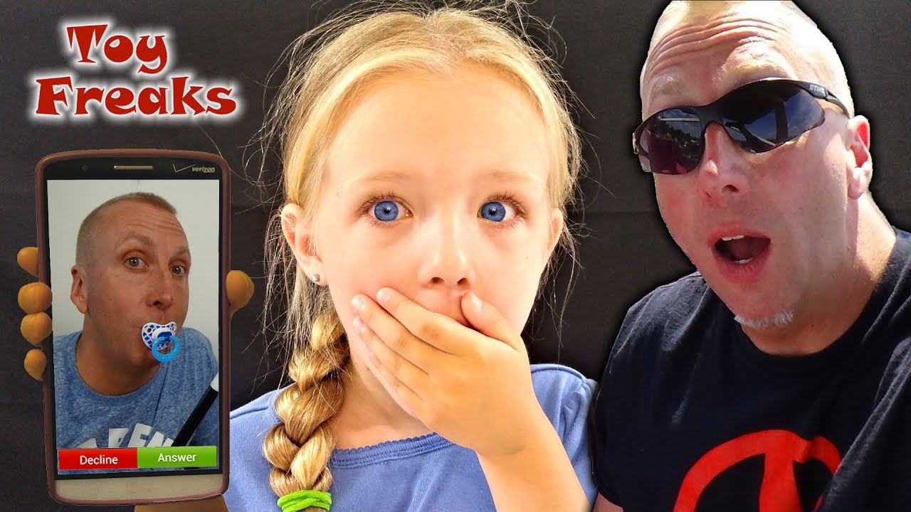 skits aadi Calling Freak Daddy from Toy Freaks *OMG* He answers - Freak World Family Vlogs Dad - Aliens!!!