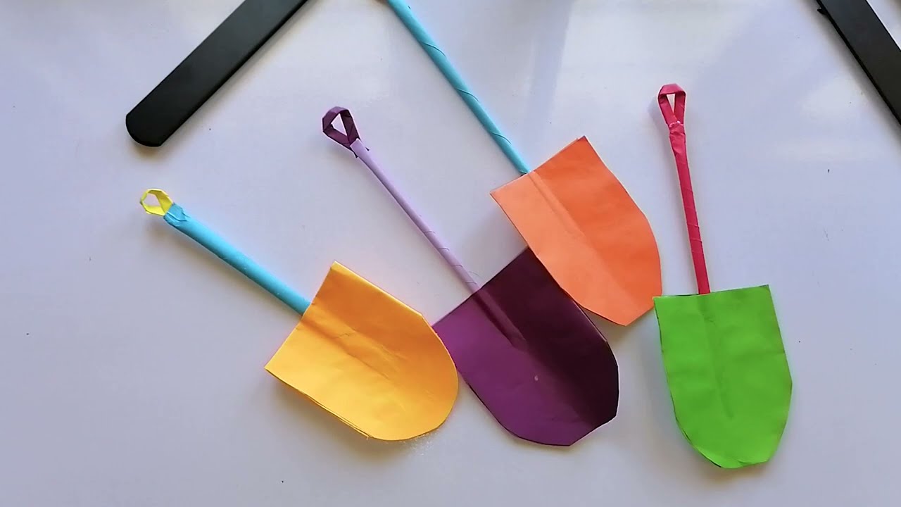 DIY Paper Shovel | Origami Utensils | 